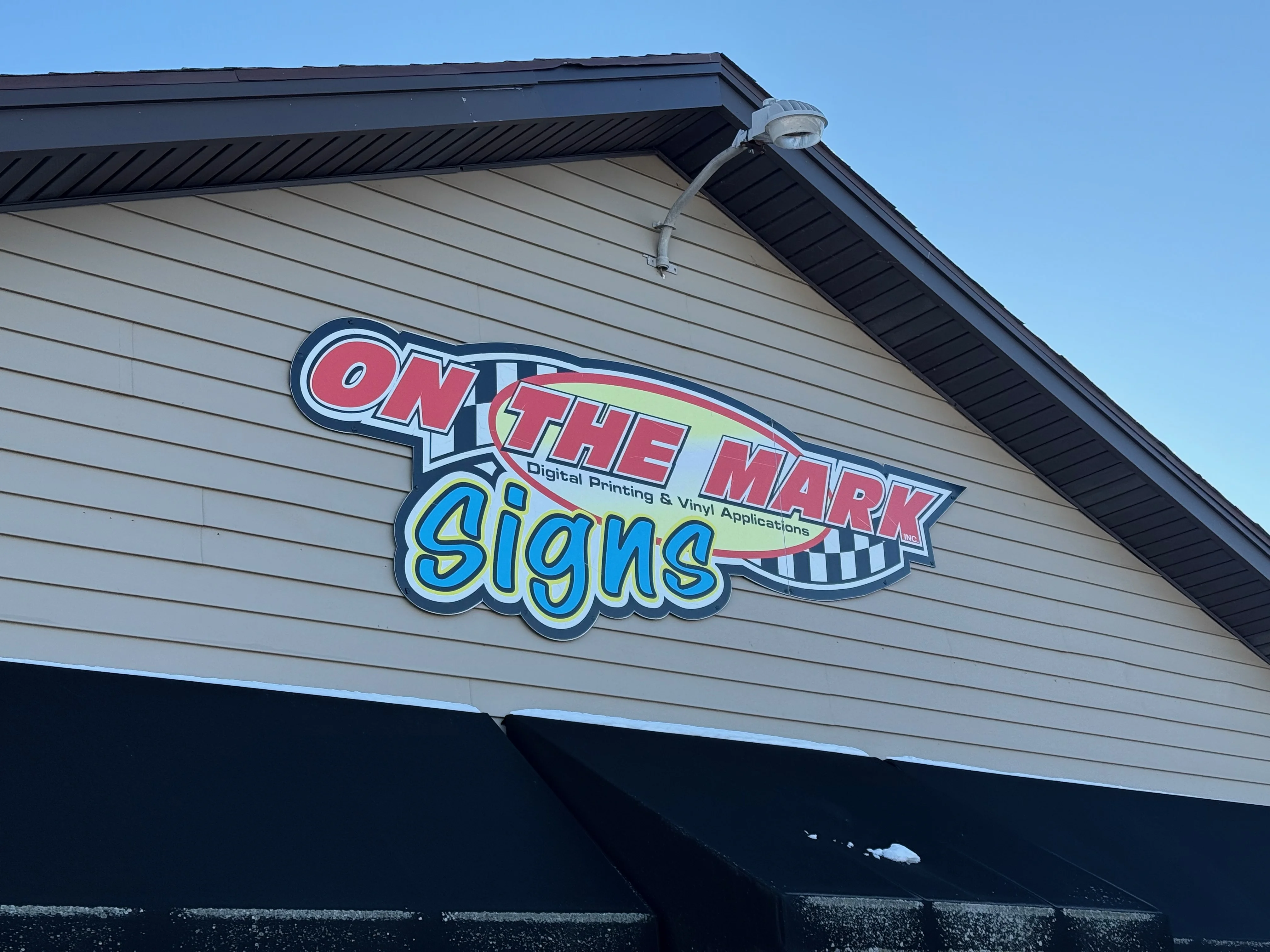 Building signage and logo